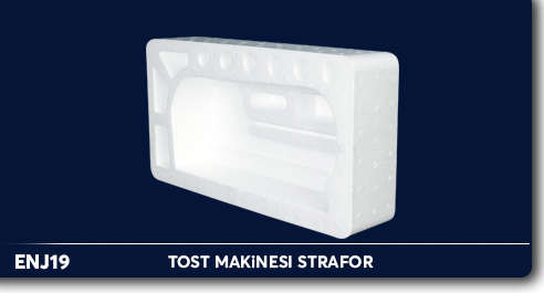 Strafor kutu, Tost Makinası Strafor Ambalajı