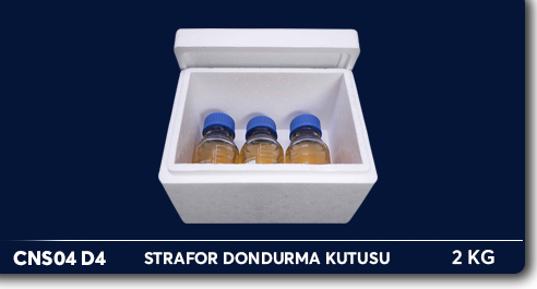 Strafor kutu, strafor dondurma kutusu D4