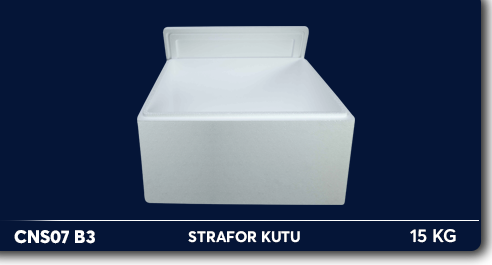 Strafor kutu, strafor balık kutusu B3